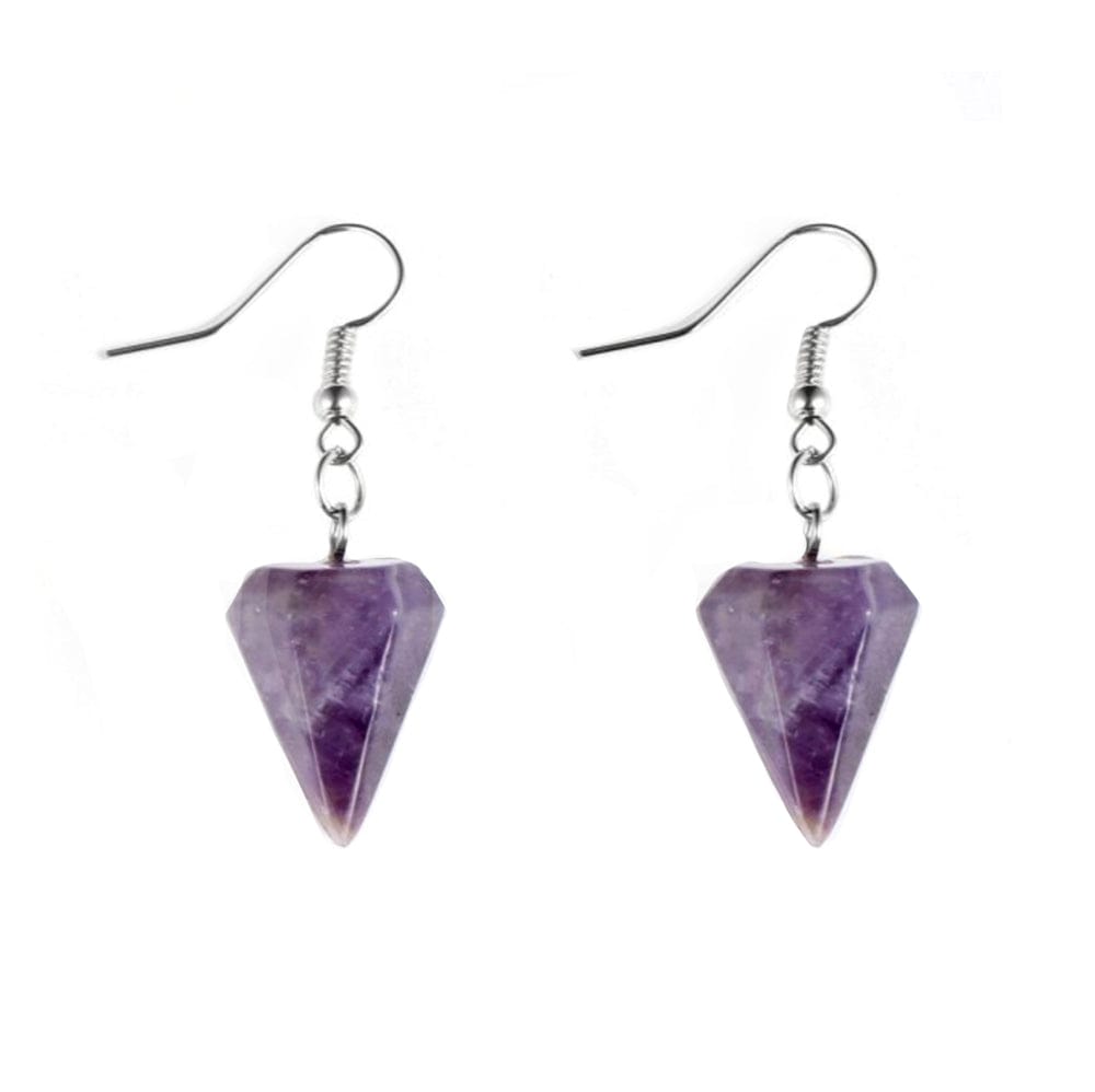 Boucles D'oreilles Perles Améthyste "Nina"