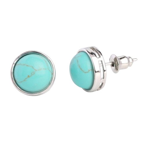 Boucles D'oreilles Turquoise "Erna"