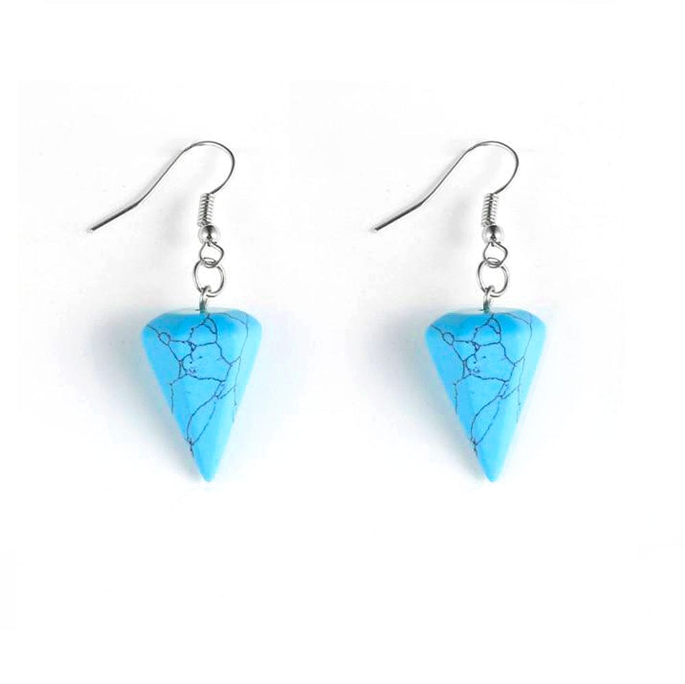 Boucles D'oreilles Turquoise "Félicia"