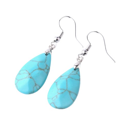 Boucles D'oreilles Turquoise "Jane"