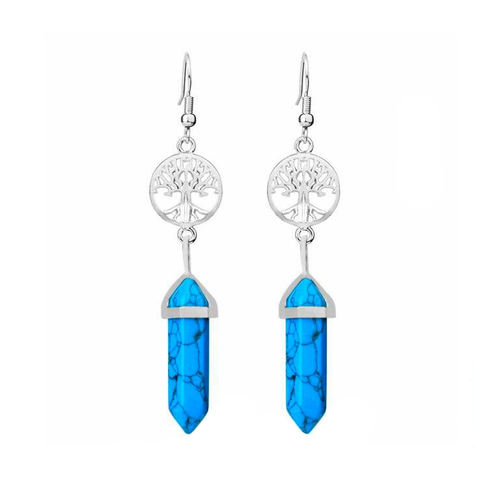 Boucles D'oreilles Turquoise "Zélia"