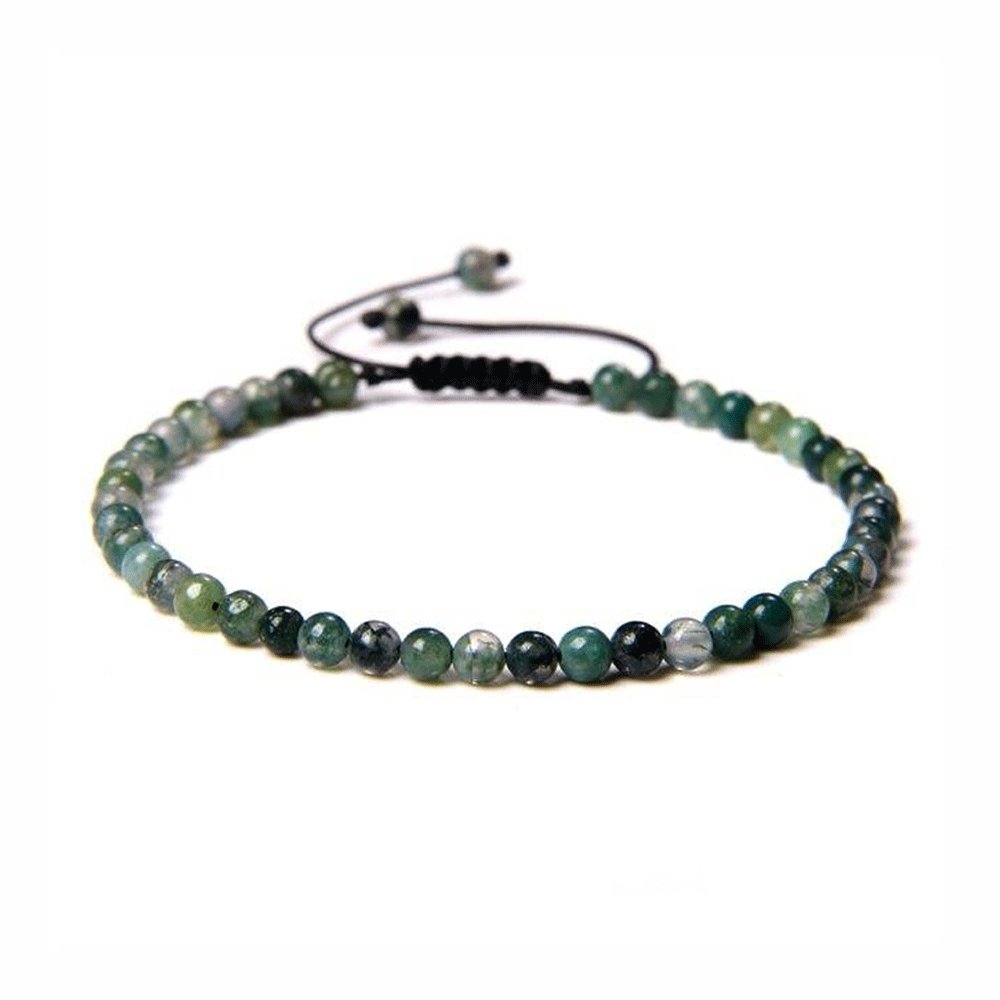 Bracelet Agate Mousse "Léonora"