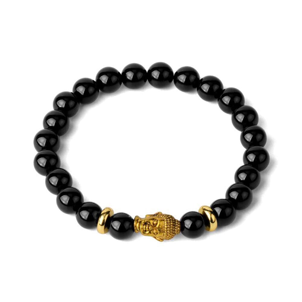 Bracelet Agate Noire "Eulalia"