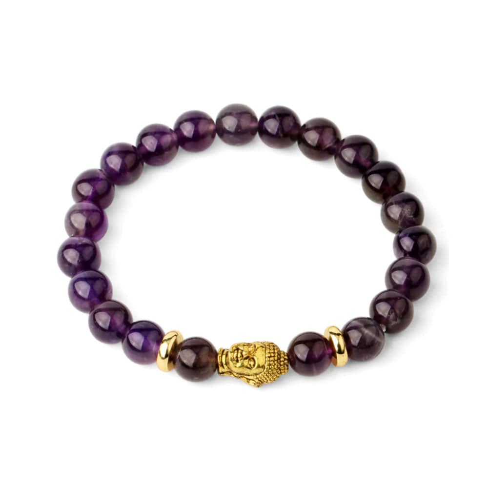 Bracelet Améthyste Bouddha "Eléa"