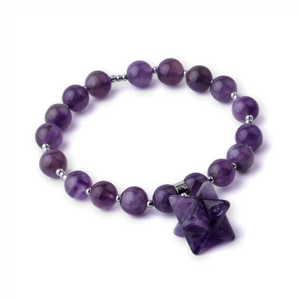 Bracelet Améthyste Etoile "Louise"