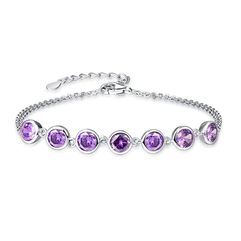 Bracelet Améthyste "Sophia" en Argent 925