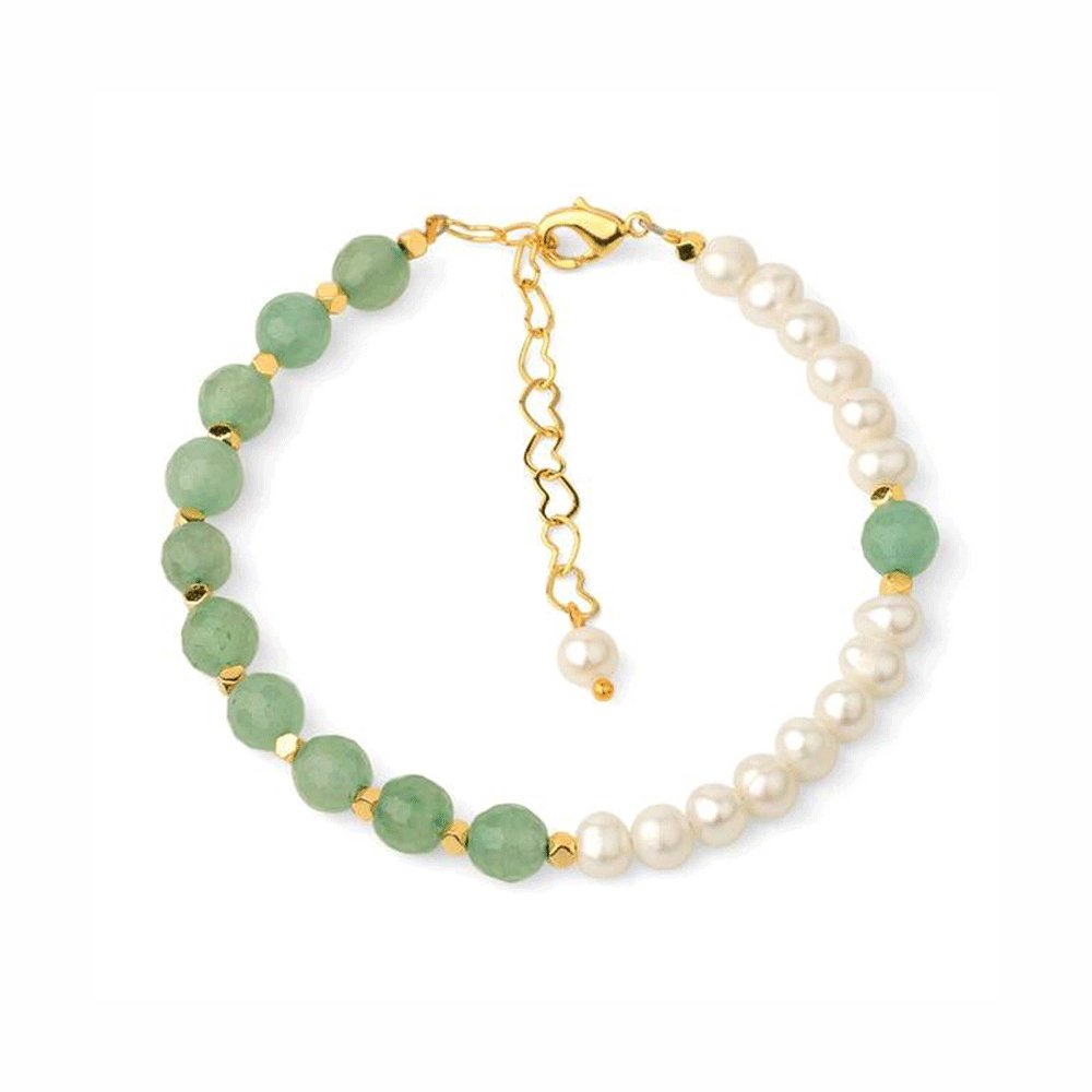 Bracelet Aventurine Verte "Gaïa"