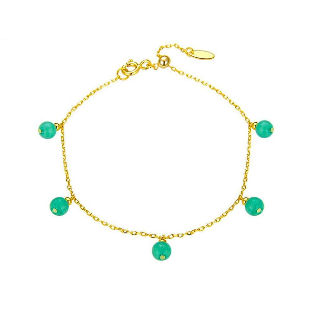 Bracelet Aventurine Verte "Hortense"