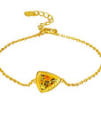 Bracelet Citrine "Clémence" en Argent Sterling