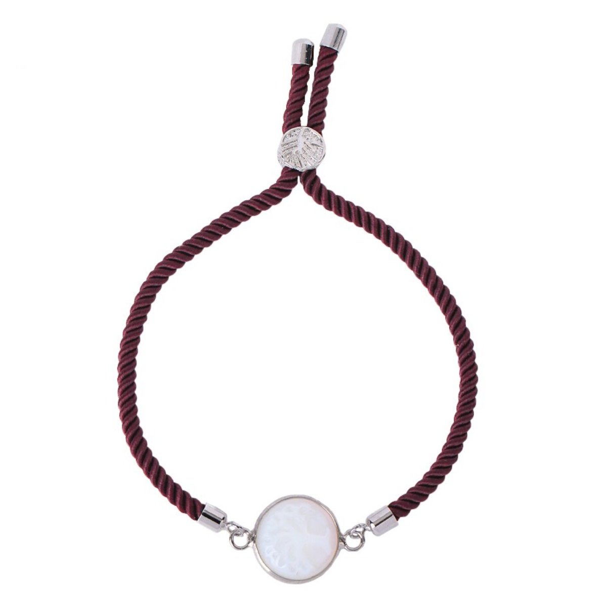 Bracelet Cordon Et Pierre Opale