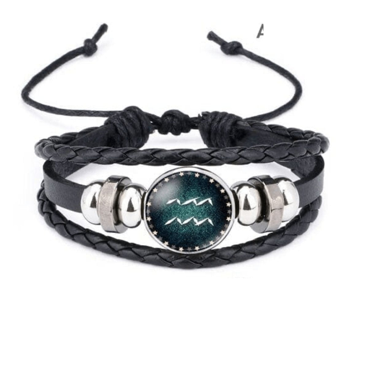 Bracelet Cuir Signe Verseau