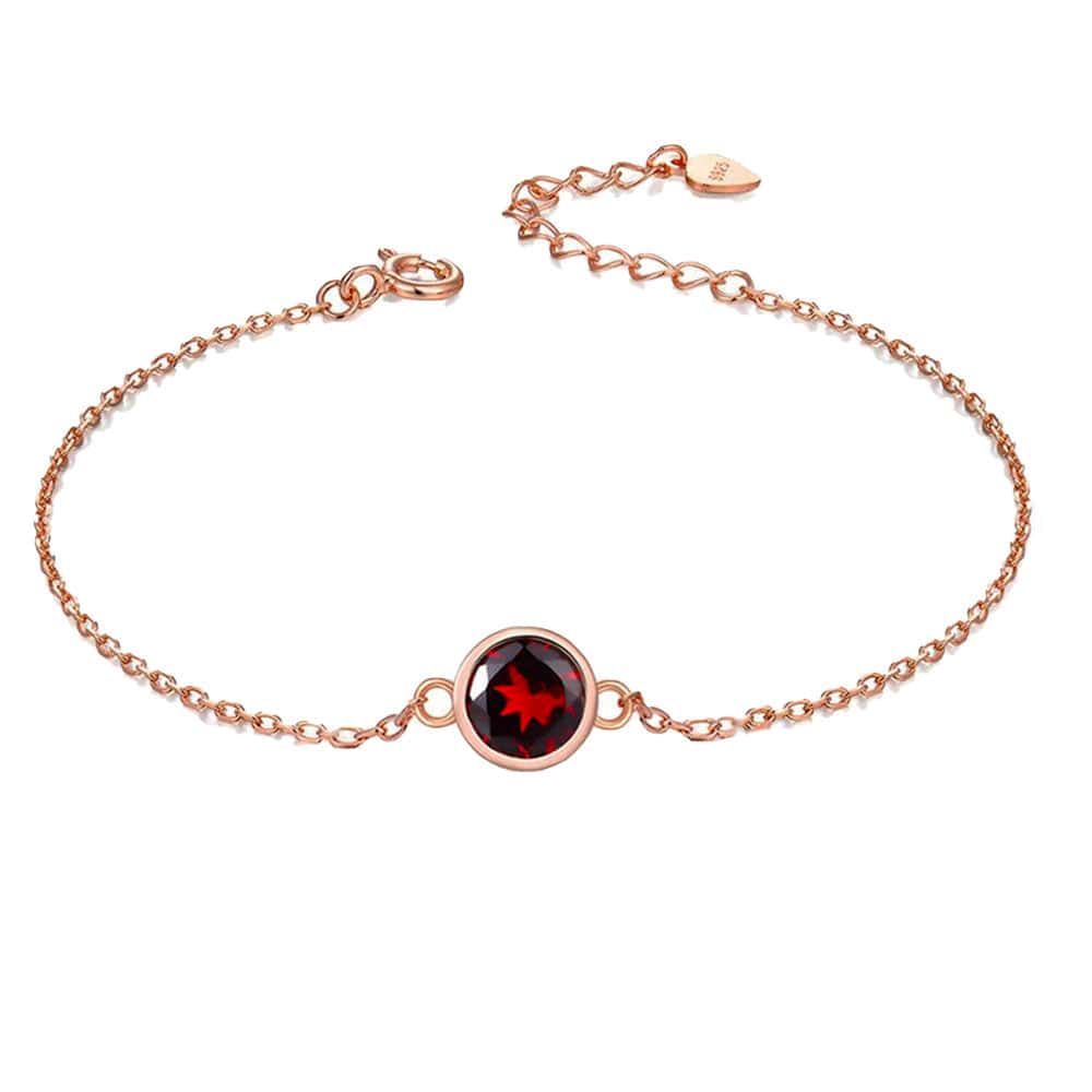Bracelet Grenat "Emy" en Argent 925