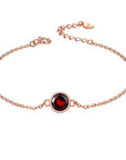 Bracelet Grenat "Emy" en Argent 925