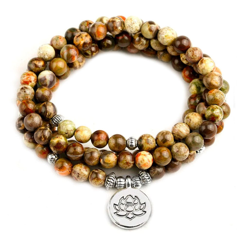 Bracelet Jaspe Kambaba Mâlâ "Rosélia"