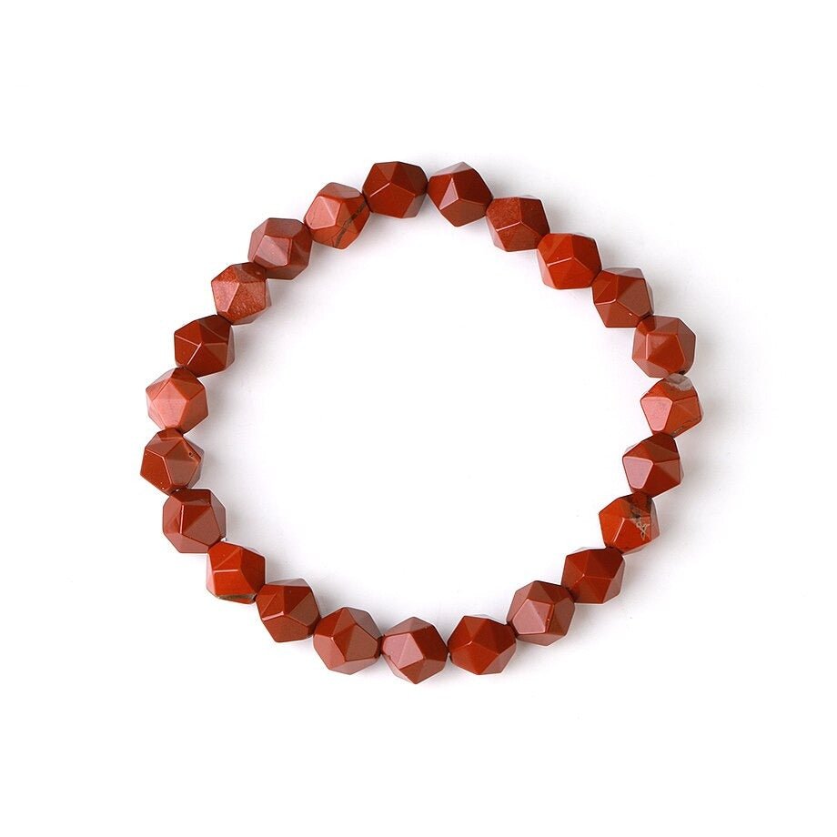Bracelet Jaspe Rouge "Nora"