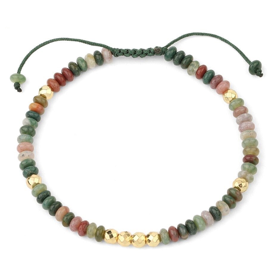 Bracelet Lithothérapie Agate "Ondine"