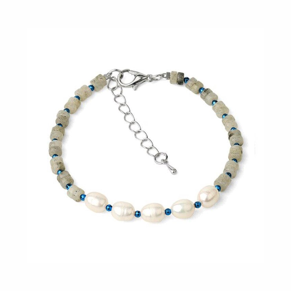 Bracelet Lithothérapie Labradorite "Josie"