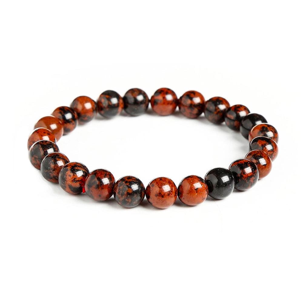 Bracelet Obsidienne Acajou "Lina"