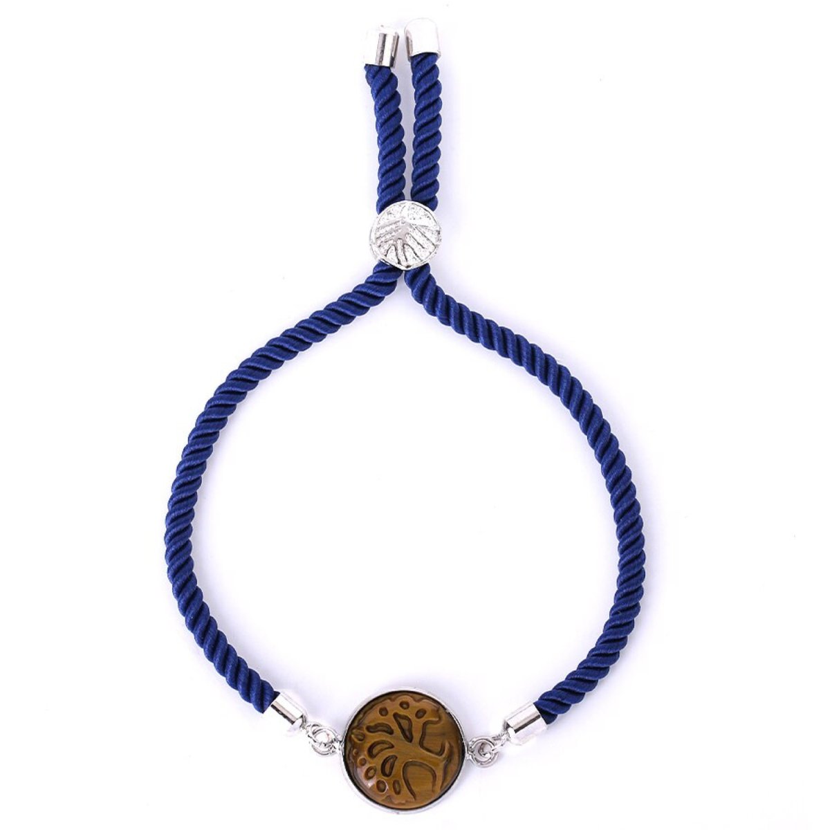Bracelet Oeil De Tigre Cordon "Ina"