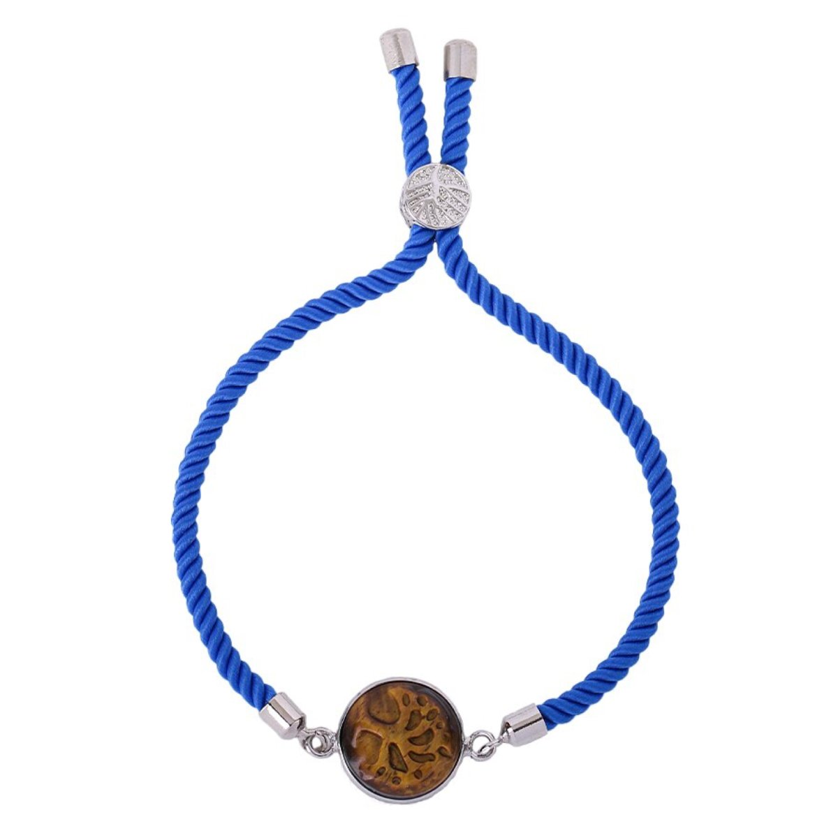 Bracelet Oeil De Tigre Cordon "Zoela"