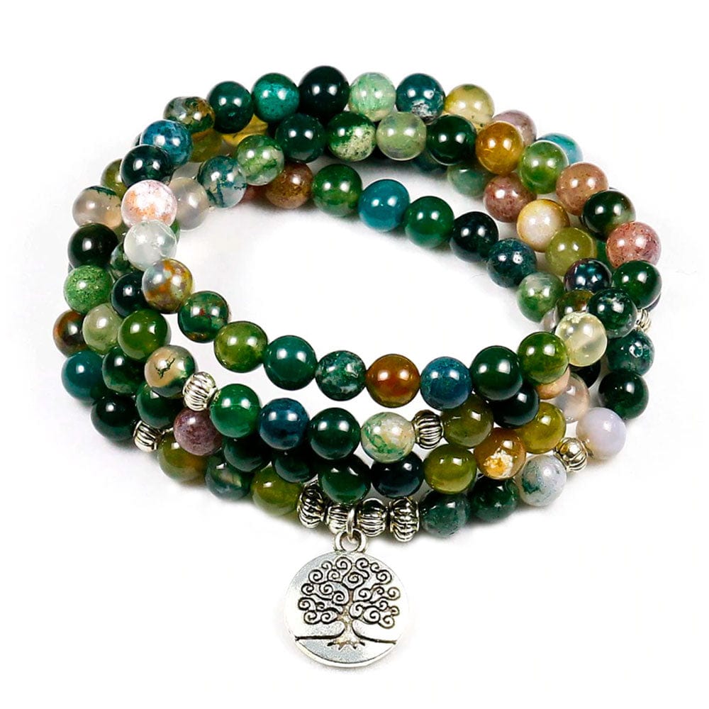 Bracelet Onyx Vert Mâlâ "Ester"
