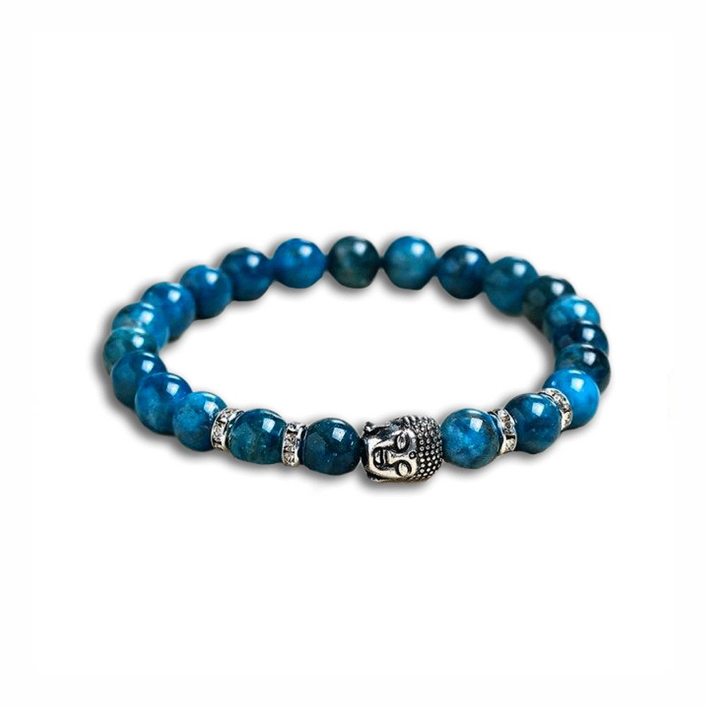 Bracelet Perles Bouddha Apatite