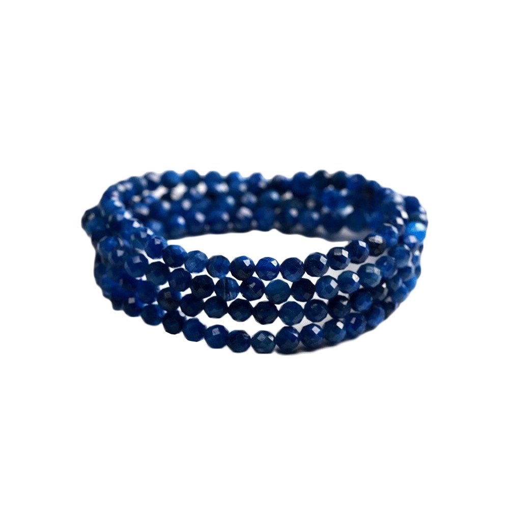 Bracelet Perles En Pierre Cyanite