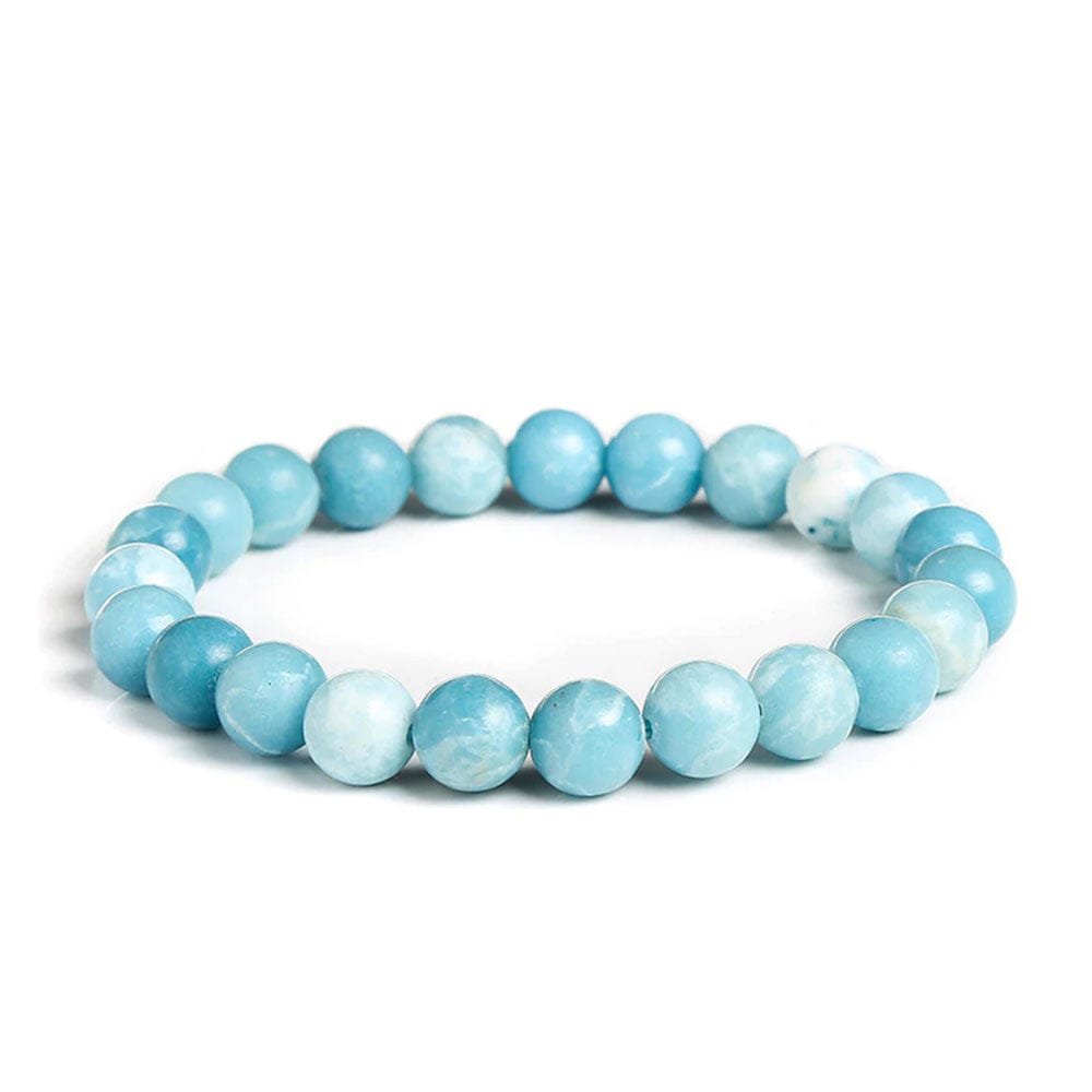 Bracelet Perles En Pierre Larimar
