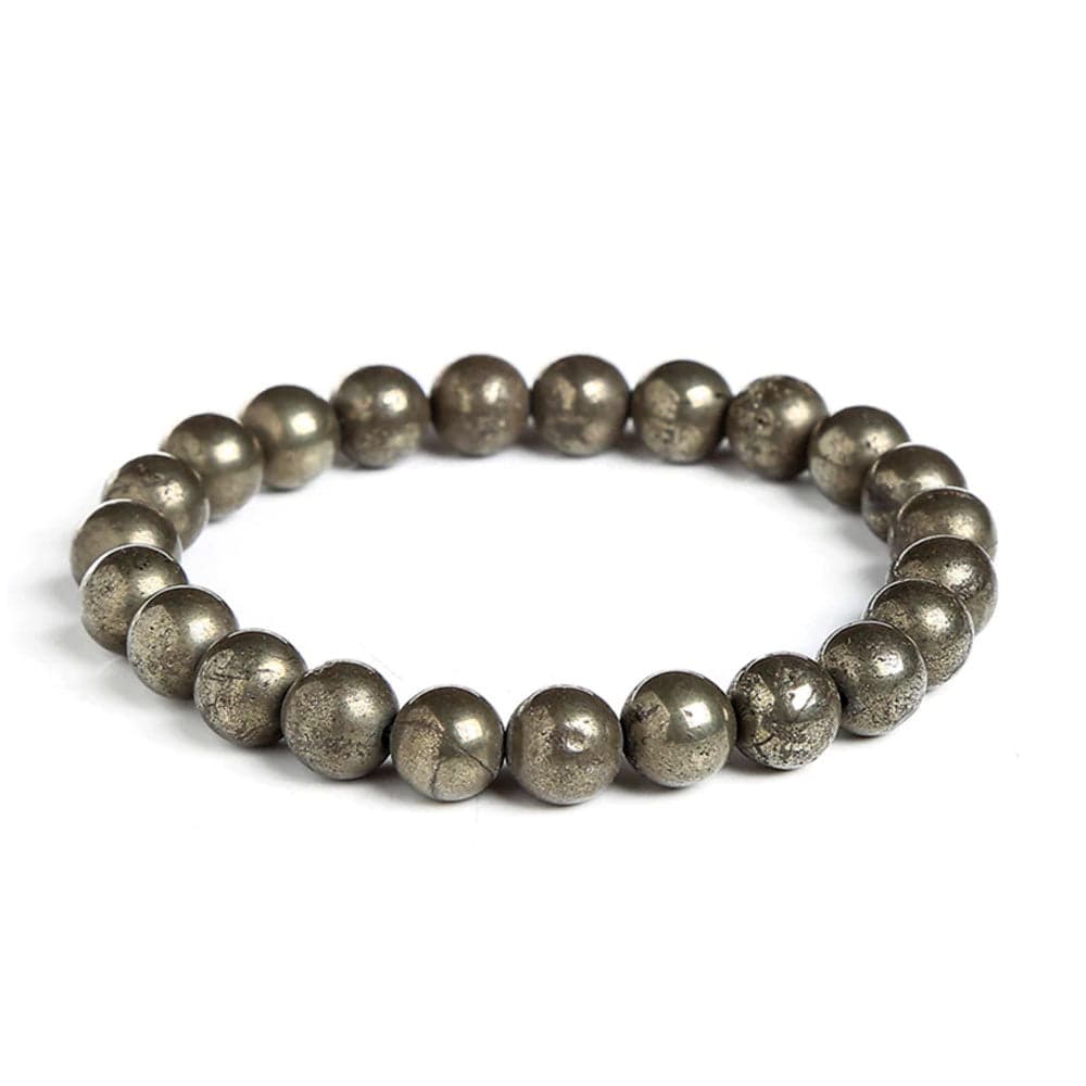 Bracelet Perles En Pierre Pyrite