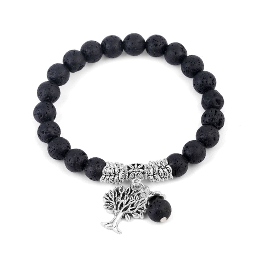 Bracelet Perles Pierre De Lave