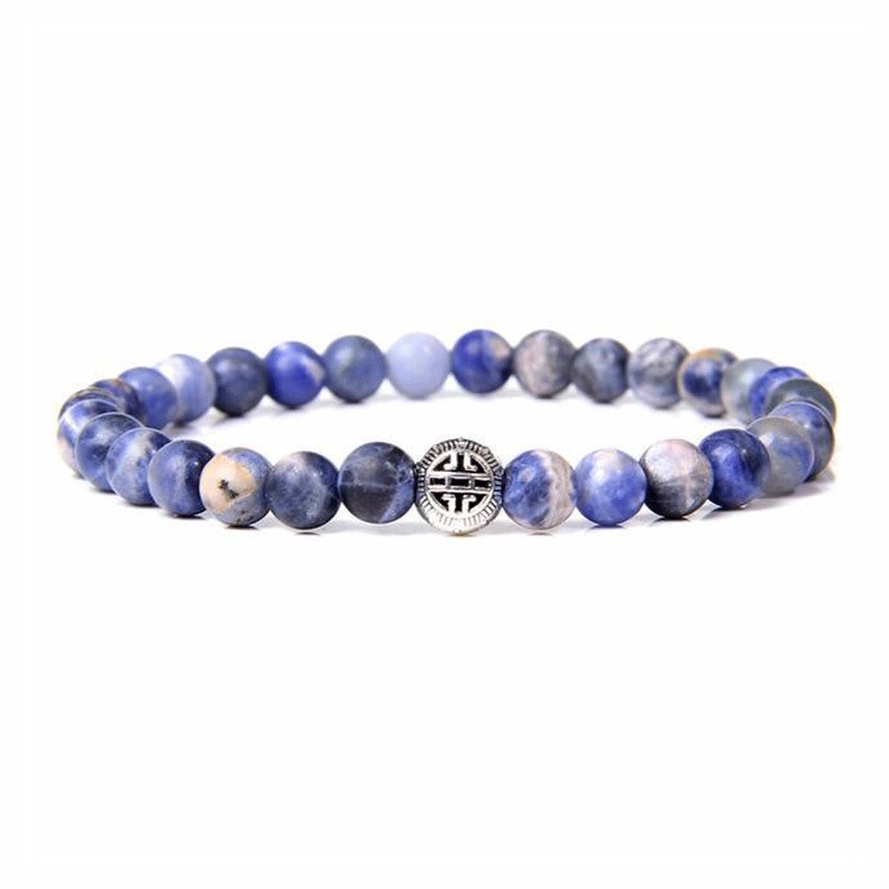 Bracelet Perles Sodalite "Ornella"