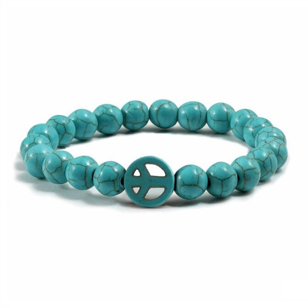 Bracelet Perles Turquoise "Maelie"