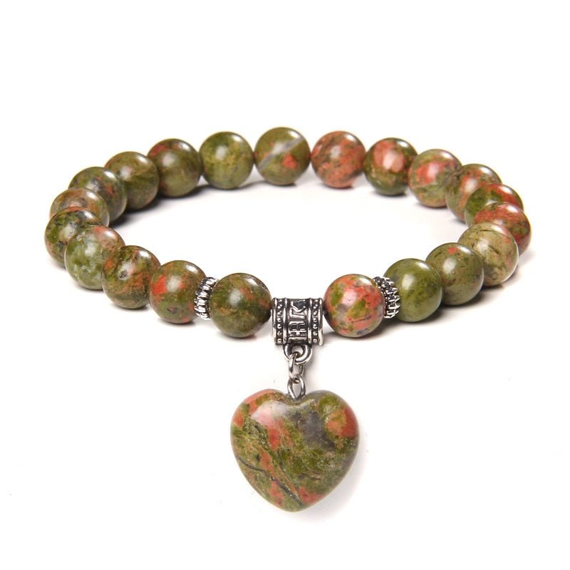 Bracelet Perles Unakite "Joy"