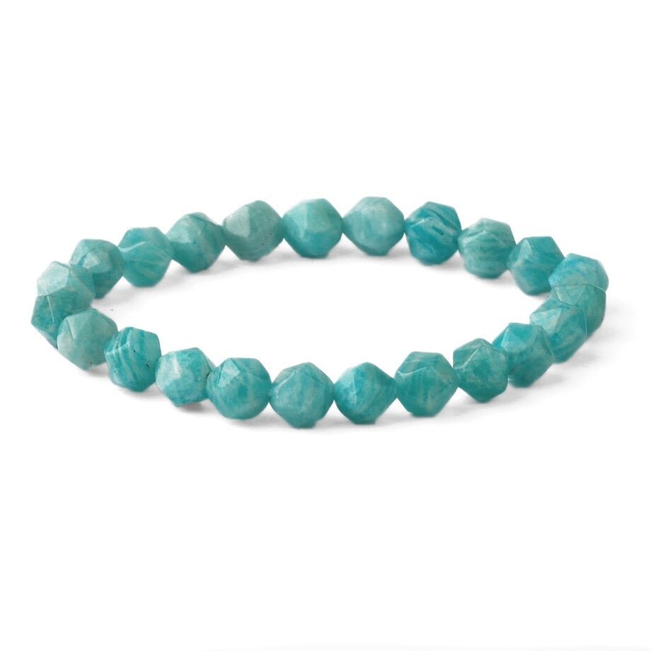 Bracelet Pierre Amazonite "Amalia"