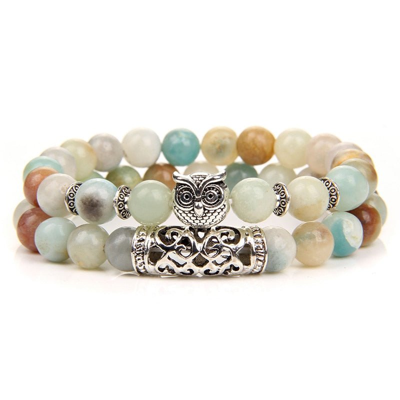 Bracelet Pierre Amazonite "Mary"