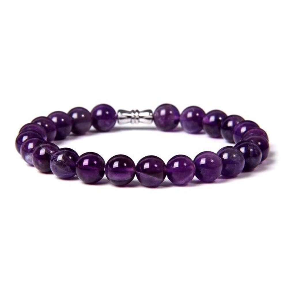 Bracelet Pierre Améthyste "Alba"
