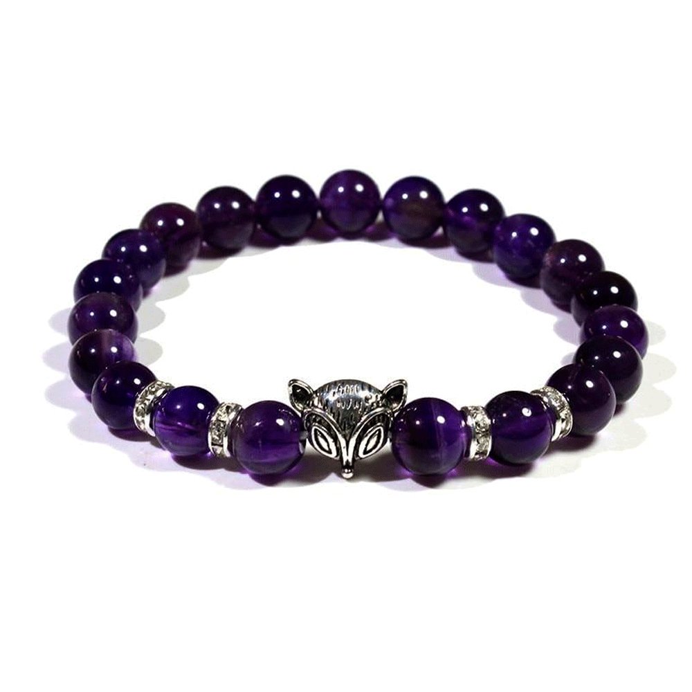 Bracelet Pierre Améthyste "Laurie"