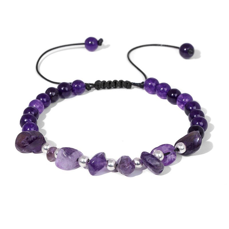 Bracelet Pierre Améthyste "Maïa"