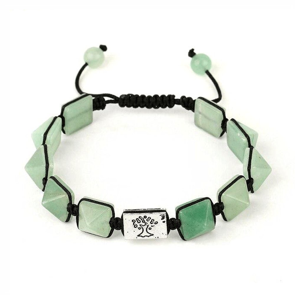 Bracelet Pierre Aventurine Verte "Cliona"