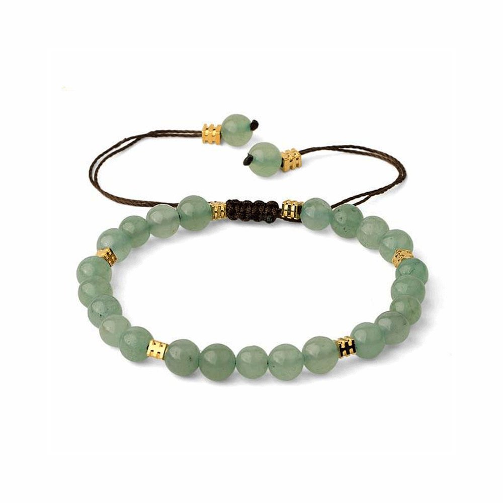 Bracelet Pierre Aventurine Verte "Edna"