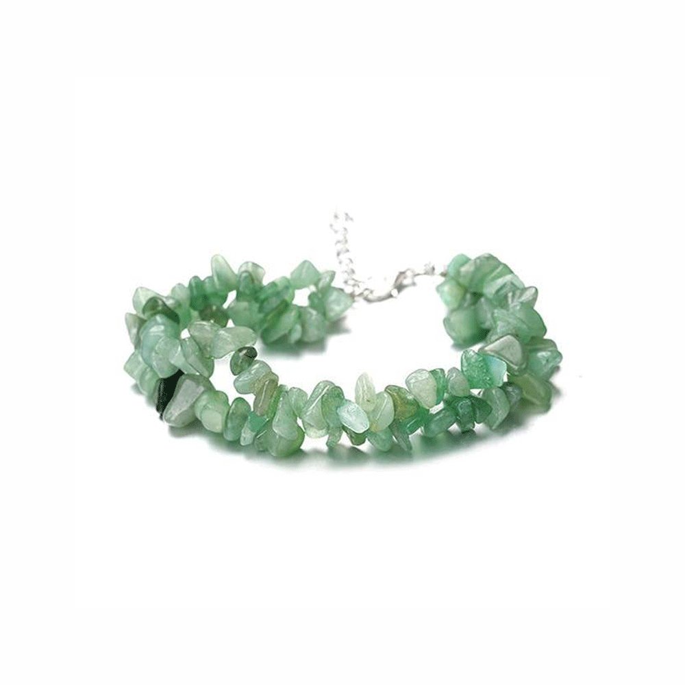 Bracelet Pierre Aventurine Verte "Flora"