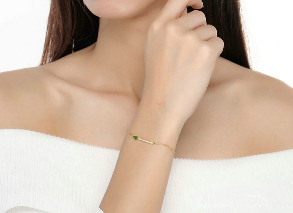 Bracelet Pierre Diopside