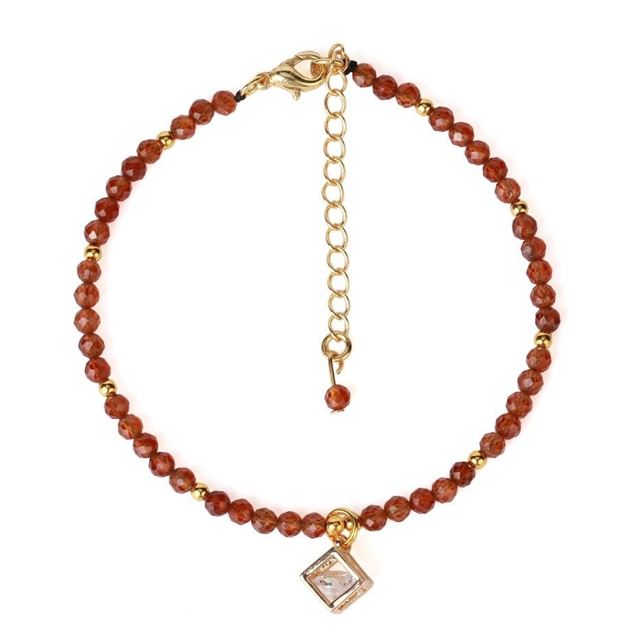 Bracelet Pierre Grenat "Margo"