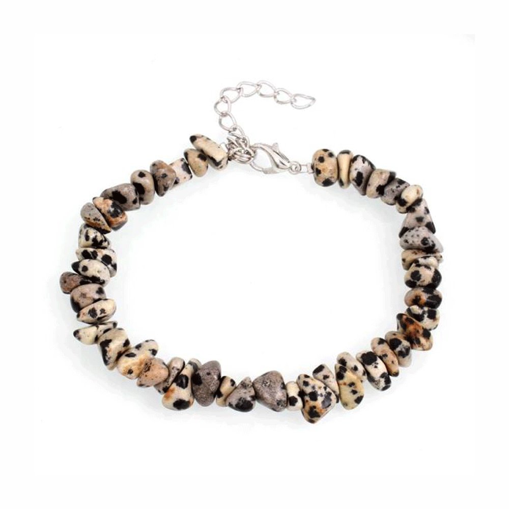 Bracelet Pierre Jaspe Dalmatien "Zoé"