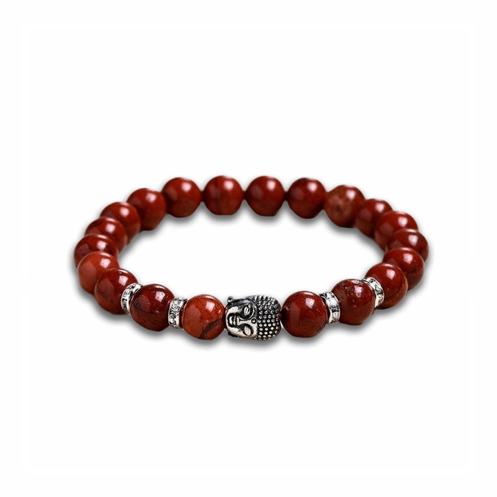 Bracelet Pierre Jaspe Rouge "Thaïs"
