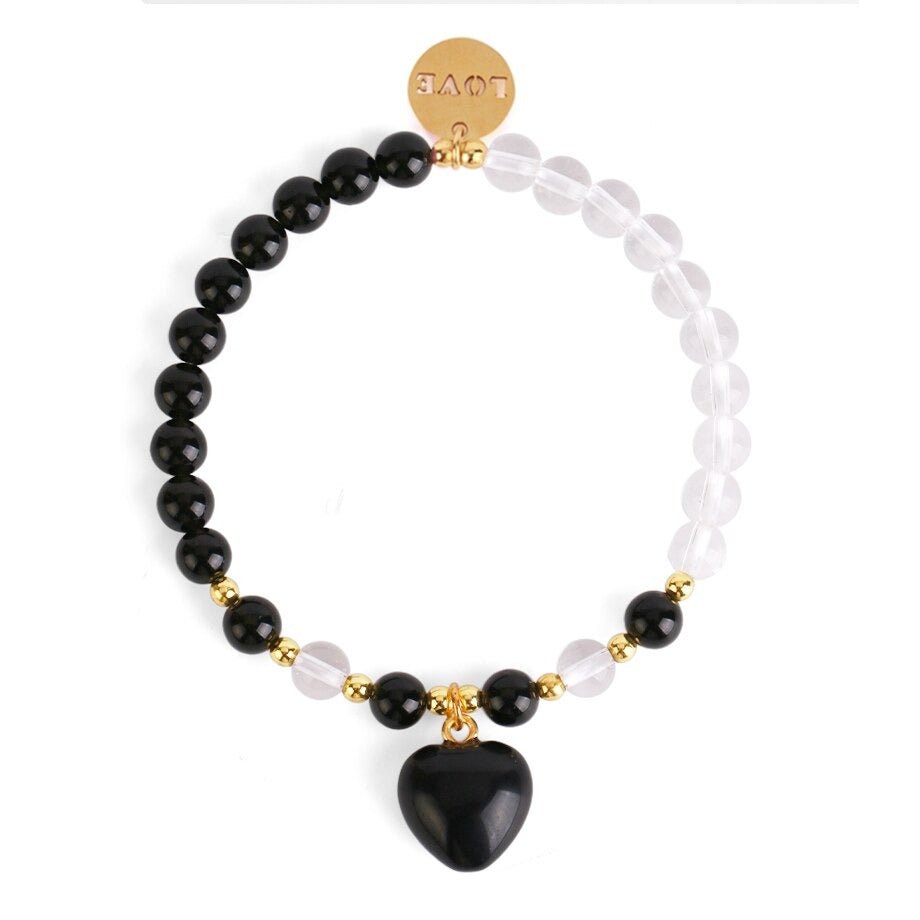 Bracelet Pierre Obsidienne "Lelia"