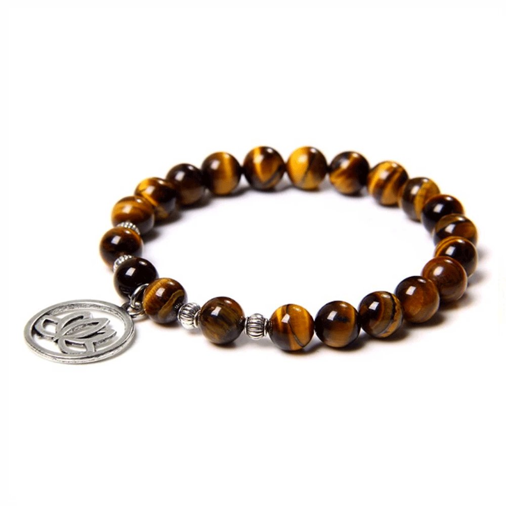 Bracelet Pierre Oeil De Tigre "Agatha"
