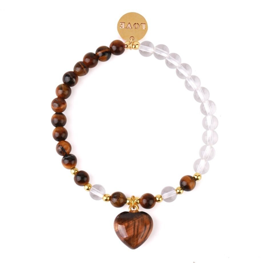 Bracelet Pierre Oeil De Tigre "Maria"