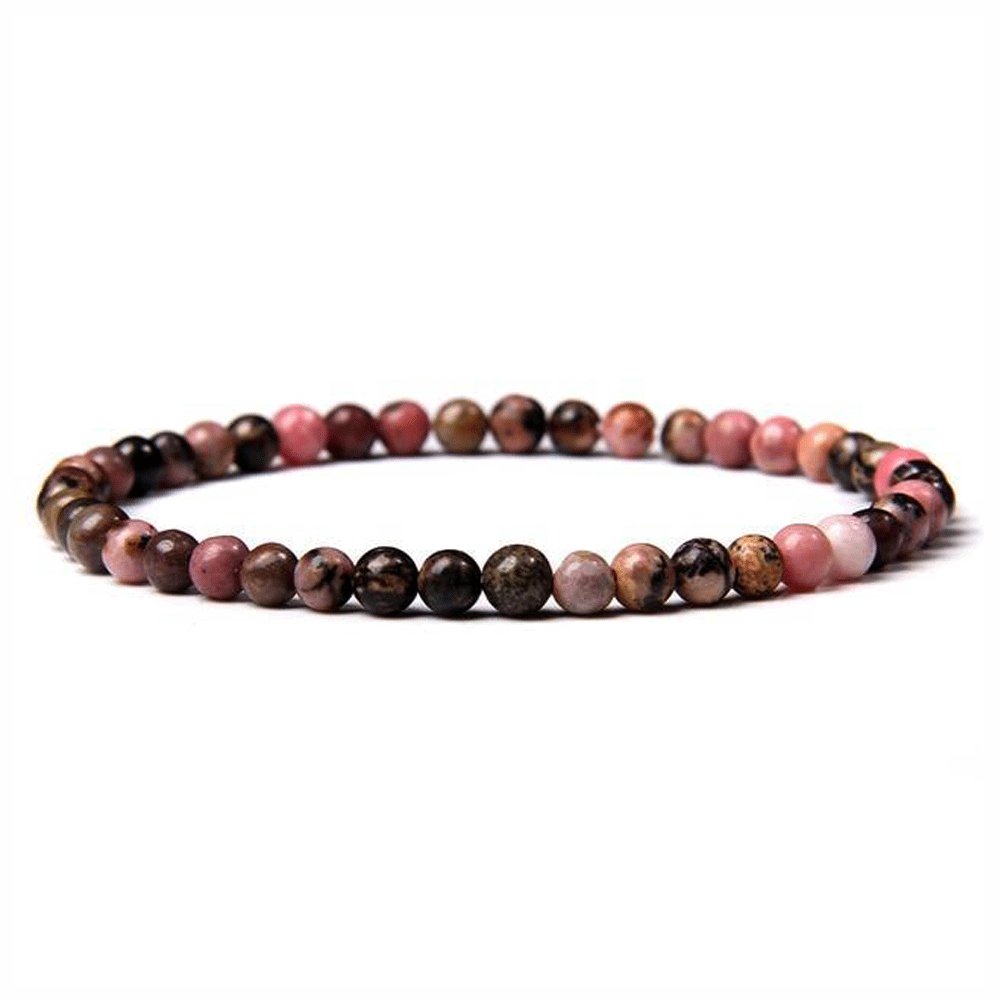 Bracelet Pierre Rhodochrosite "Mina"