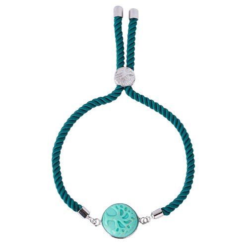 Bracelet Pierre Turquoise Cordon "Astrid"
